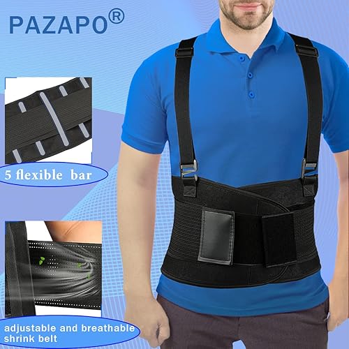 Back Brace Men and Women Lower Lumbar Support for Heavy Lifting