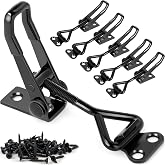 Vicuna R 6 Pack Adjustable Toggle Latch Clamp 4001, 330Lbs Holding Capacity | Quick Release Hasp Clamps, Upgraded Toggle Clamp Latch, Black Metal Pull Latches, Smoker Door, Tool Box Case, Trunk Lid Jig