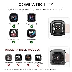 Vanjua Band Compatible with Fitbit Sense 2 / Sense
