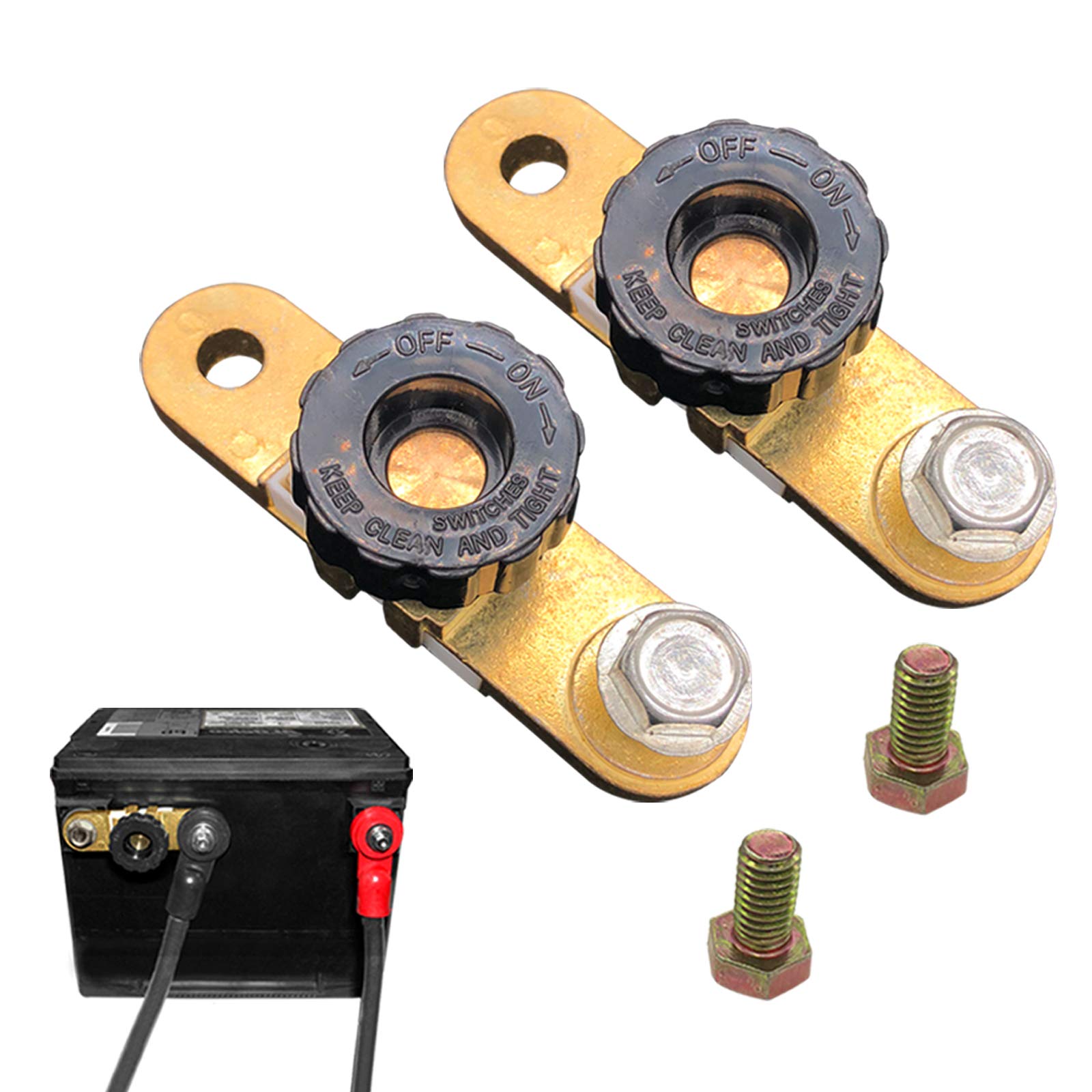 Buy Ampper Side Post Battery Disconnect Switch, Battery Master Switch