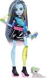Monster High Frankie Stein Doll with Pet Dog Watzie Accessories