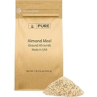 Pure Original Ingredients Almond Meal (1 lb) Great for Baking & Breads, Ground Almonds