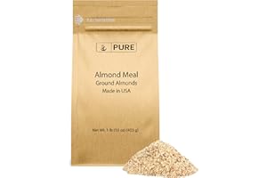 Pure Original Ingredients Almond Meal (1 lb) Great for Baking & Breads, Ground Almonds