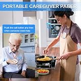 DAYTECH Personal Alarm Elderly Wireless Pager Vibration Caregiver Emergency view 7