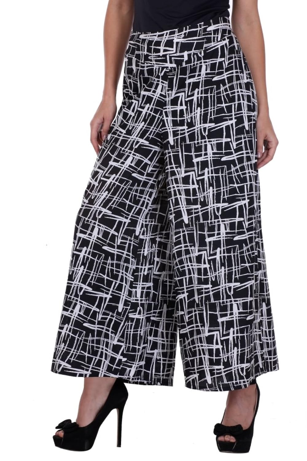 deewa red printed palazzo