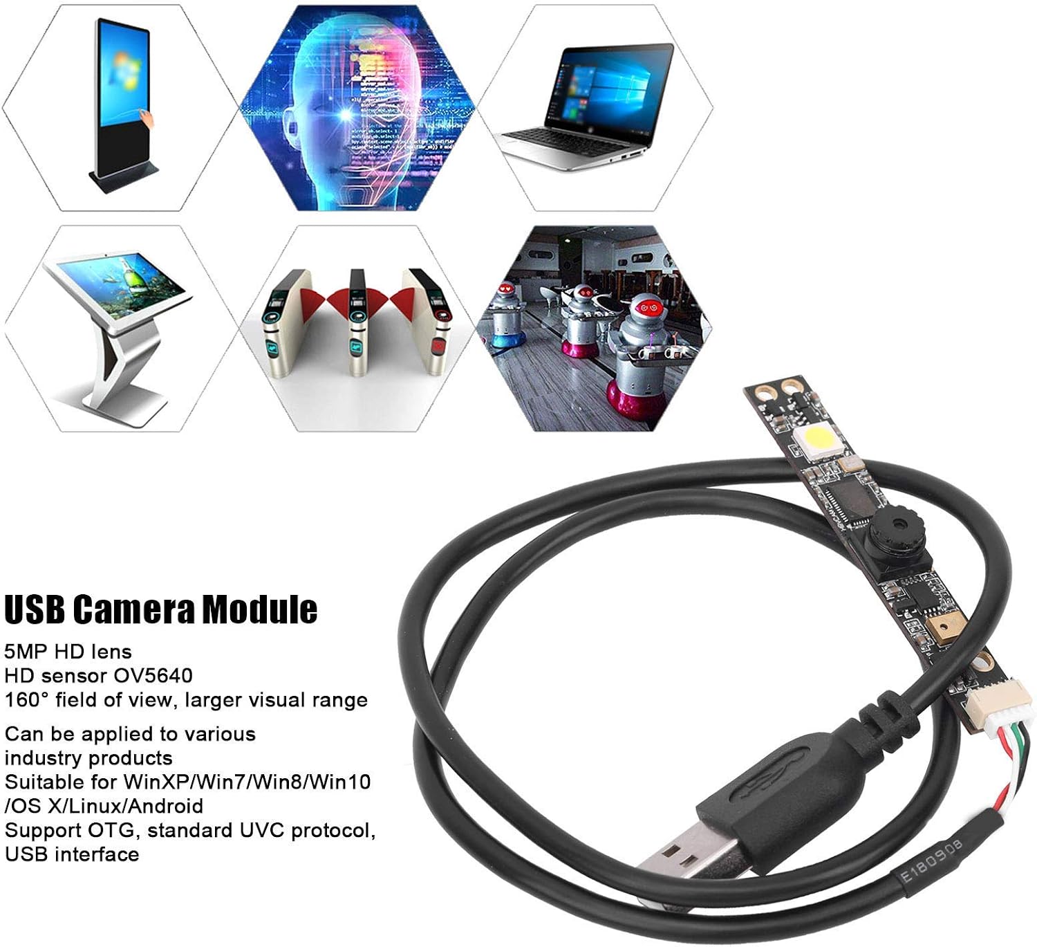 【퐄퐚퐬퐭퐞퐫 퐏퐫퐨퐦퐨퐭퐢퐨퐧 퐌퐨퐧퐭퐡】Output USB2.0 Pixel 5MP USB Camera Module, HD ...
