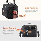 Lifewit Insulated Lunch Bag 9L 12 Cans Leakproof Water-Resistant view 5