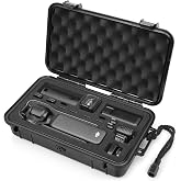 SYMIK Hard Carrying Case for DJI Osmo Pocket 4 / Pocket 3 / Xtra Muse | Waterproof Shockproof Hard Case, Portable Travel Storage Case with Wrist Strap, for DJI Pocket 4 / 3 / Xtra Muse Accessories