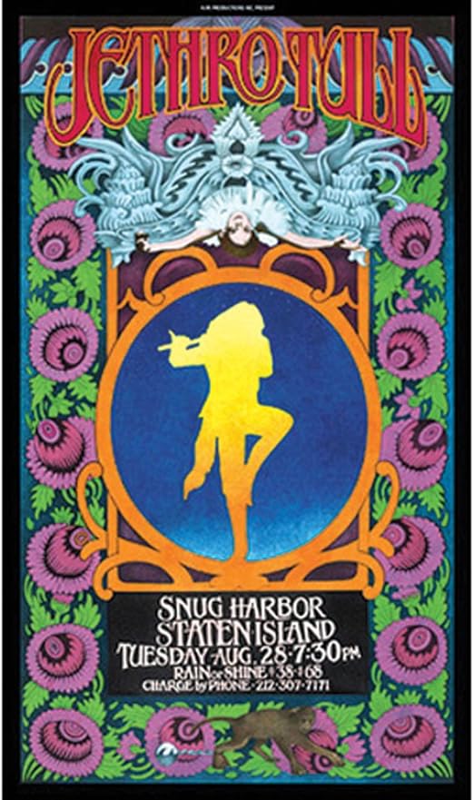 Jethro Tull Concert Promo Poster Posters & Prints