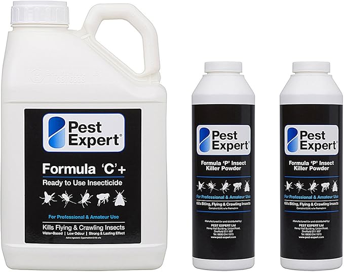 Carpet Moth Killer Spray 5ltr and 2 x Carpet Moth Killer Powder XL pack