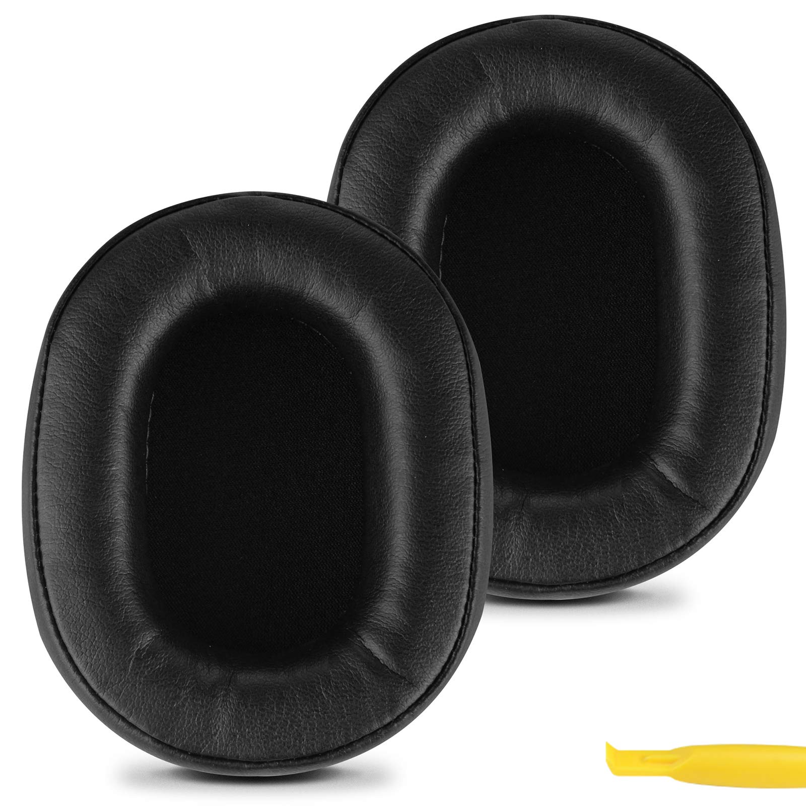 Geekria Replacement Ear Pads for SONY MDR-7506, MDR-MV1, MDR-V6, MDR-V7, MDR-M1, MDR-M1ST, MDR-CD900ST Headphones, Ear Cushions, Repair Parts (Black)