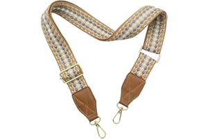 Adjustable Brown Purse Strap - 1.5" Wide Handbags, Camera, Guitar, Phone & Crossbody Bags Replacement Straps