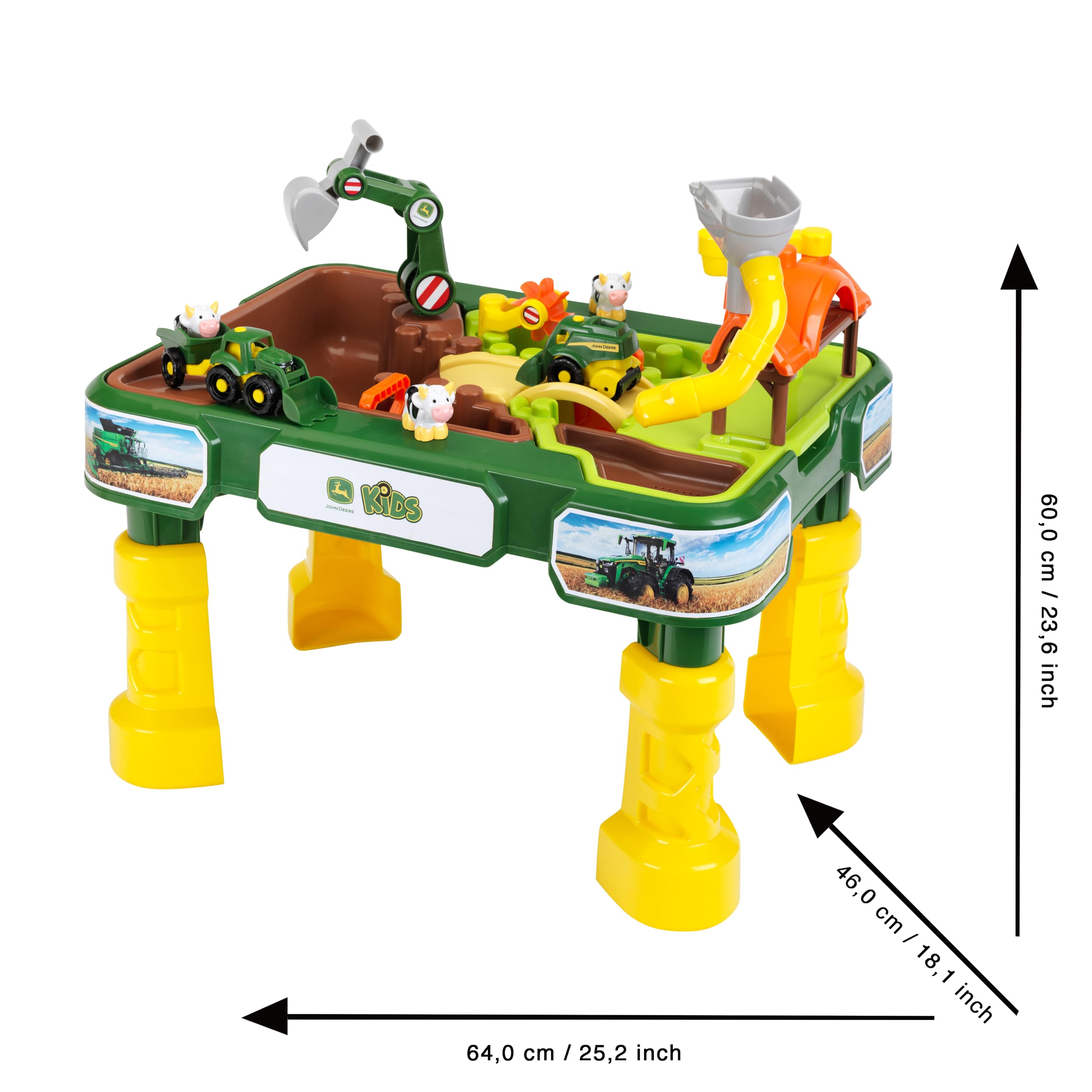 Klein Theo John Deere Farm Sand and Water Play Table - 3949, Multiple