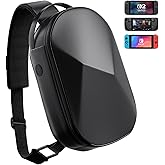 annapro Carrying Case for Switch 2 (2025)/Switch/ROG Xbox Ally X/Steam Deck OLED/Playstation Portal, Protective Hard Shell Travel Case for AC Adapter, Docking Station, Console and Game Accessories