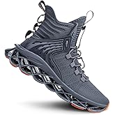 DUDHUH Running Shoes for Men Comfortable Athletic Cross Trainer Casual Walking Fashion Mens Tennis Sock Sneakers