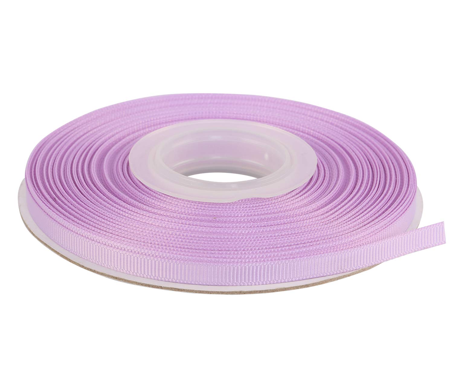 Ribbonitlux 6mm Wide Solid Grosgrain Ribbon 22 Meters (430-Lavender, Set for Gift Wrapping, Party Decor, Sewing Applications, Wedding and Craft
