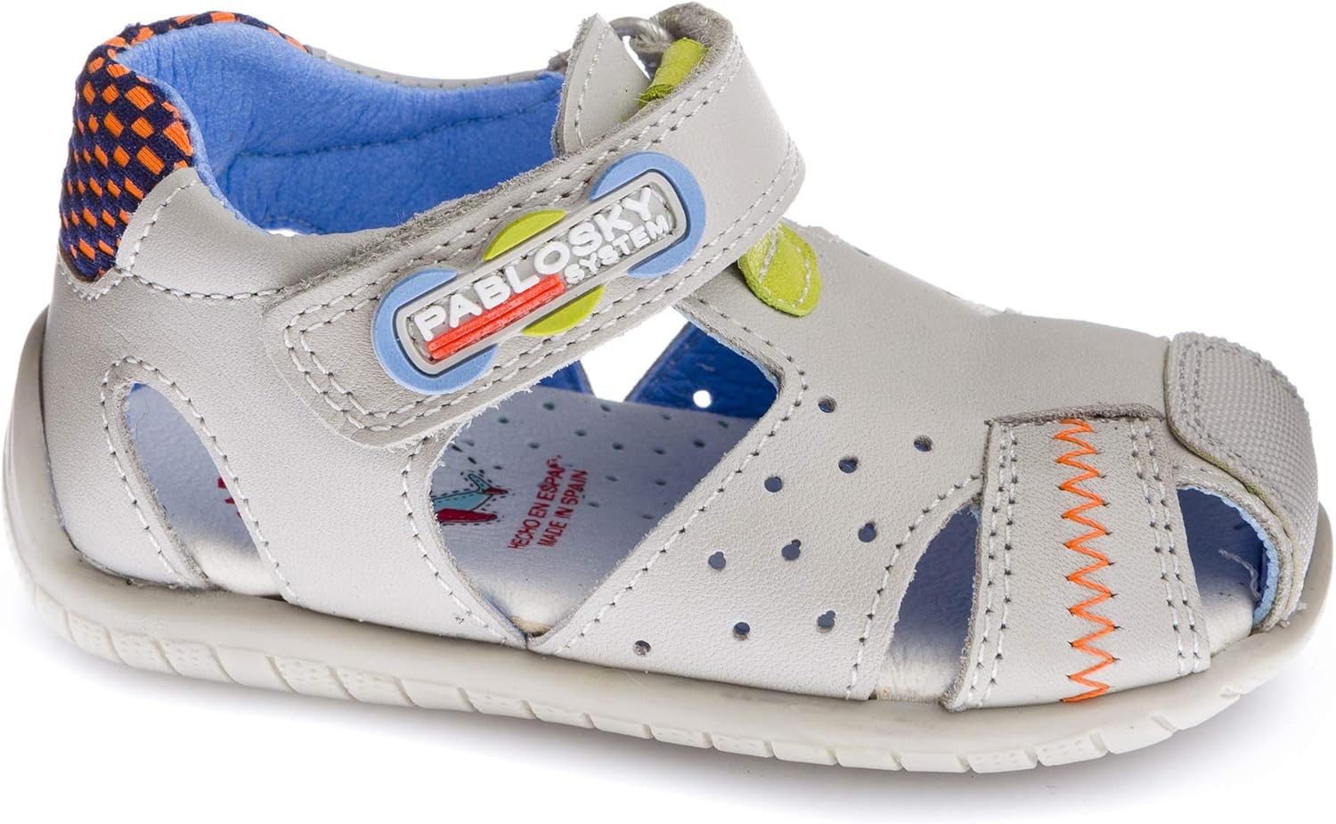 Pablosky 509020, Sandalo Fisherman Per Bambini E Ragazzi – Sostenibile, Flessibile E Con Chiusura Adesiva