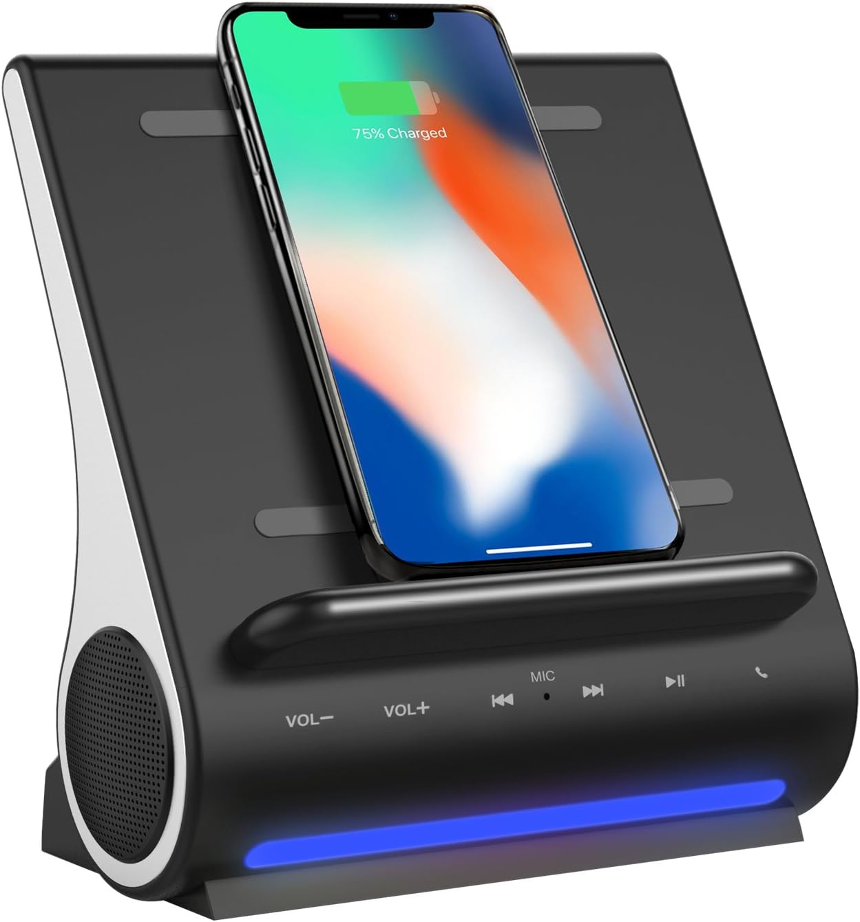 iphone charging station with speakers