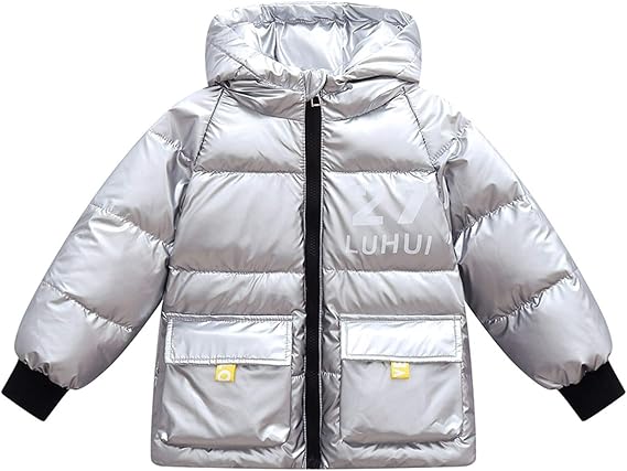 Amazon キッズ ダウンジャケット 中綿入り ダウン 子供服 冬用 男の子 女の子 光沢感 おしゃれ 撥水 防風防寒 保温性 暖か 厚手 汚れにくい 手入れ簡単 冬 アウター コート アウトドア 普段着 通園 通学 キャンプ ハイキング コート ジャケット 通販