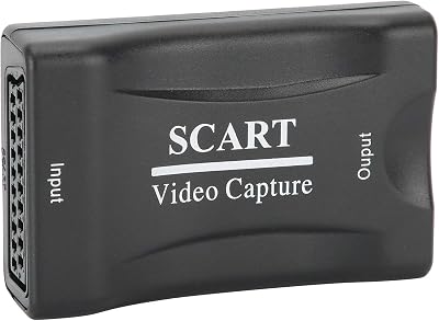 Socobeta USB 2.0 SCART Video Capture Card with Editing Software for PC