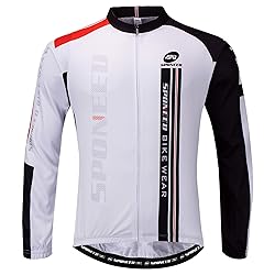 sponeed Men's Long Sleeve Bicycling Jersey Bike