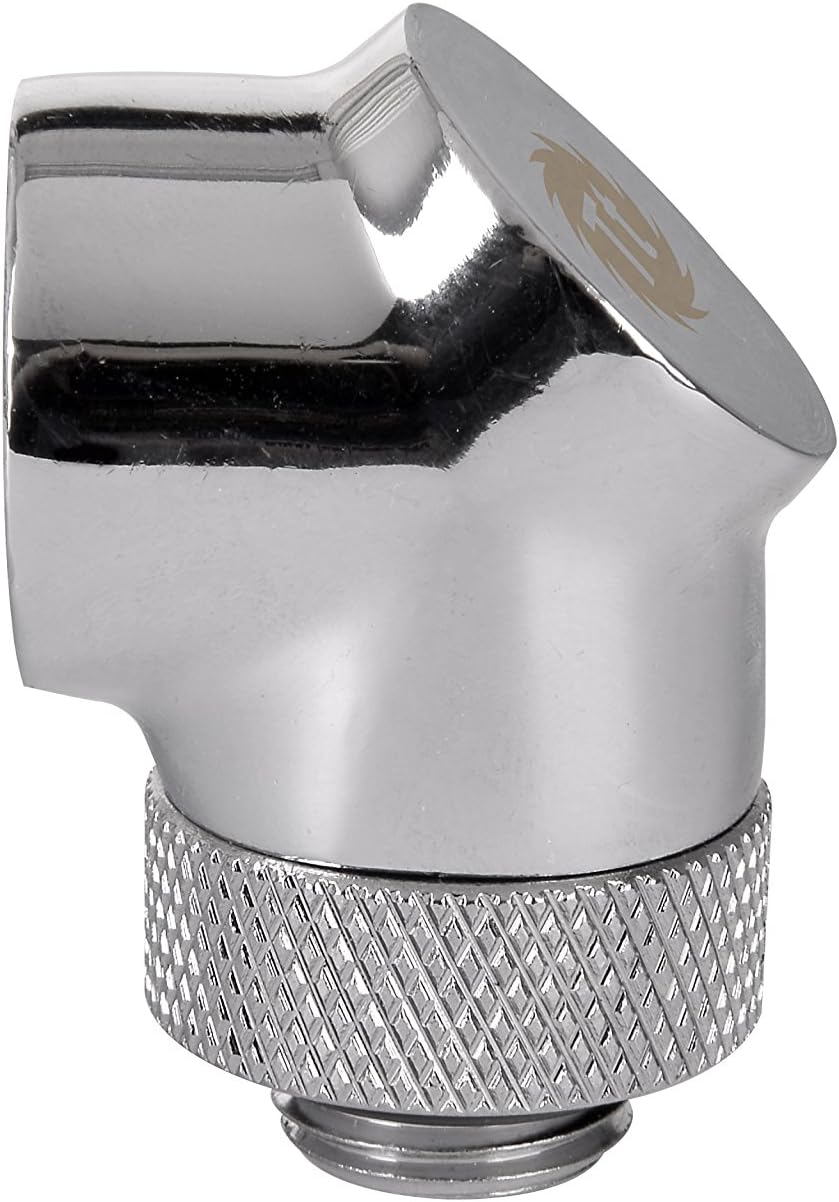 Thermaltake Pacific G1/4 90 Degree Adapter-Fitting - Chrome, Klein