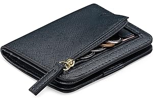 GAEKEAO Small Wallet for Women Slim RFID Blocking Ladies Mini Thin Travel Wallet Compact Bifold Pocket Wallet with ID Window