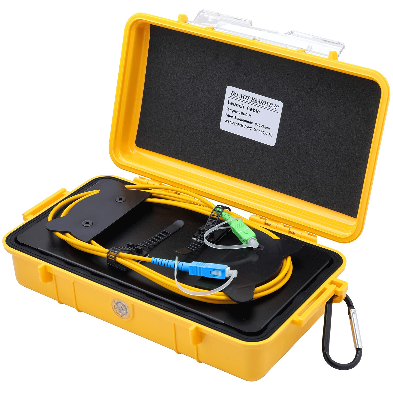 Cruiser Fiber Optic Cable Test Tool OTDR Launch Cable Box 1000m SM OTDR dead zone eliminator 1310/1550nm SC/UPC-SC/APC