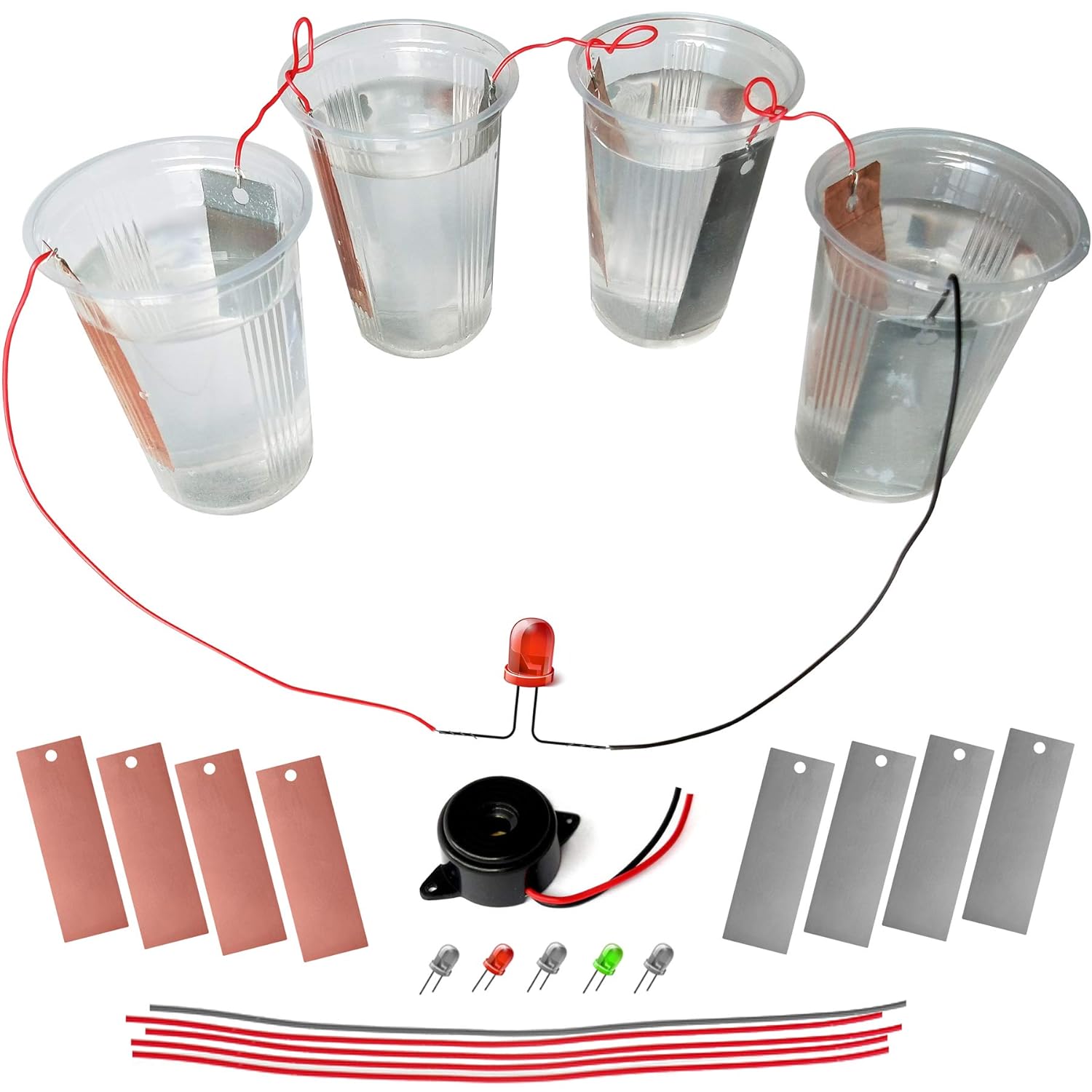 Buy Kit4curious Salt Water Battery Diy Science Experiment Complete Kit With Instruction Manual Multi Color Online At Low Prices In India Amazon In