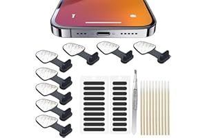 Anti-Lost Anti Dust Plug for 14 13 12 11 Pro Max/X/XS/XR, 7, 8 Plus, Silicone Phone Charging Port Dust Cover, with Speaker Me