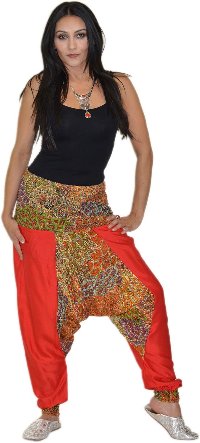 Treasures Of MoroccoHippie Moroccan Harem Gypsy Jumpsuit Yoga Belly Alibaba Pants Trousers Small to Large