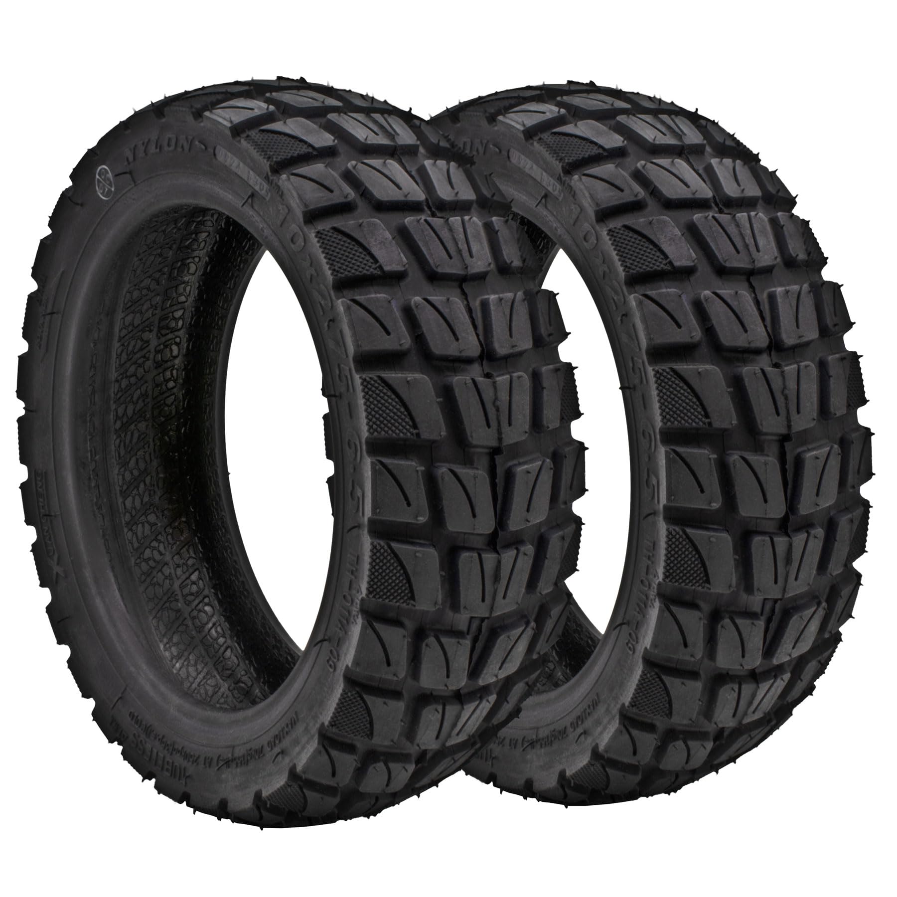 [M365Lyon] Tubeless Tyre 10 x 2.75-6.5 Inches for Electric Scooters UrbanGlide E-Cross 2x2 All Road 5, E-CROSSE MAX, Speedway 5 - Rockway - Crossover - Dualtron 3, Kukirin G2 (2xTire)