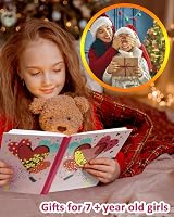 GINMLYDA Pink Secret Diary for Girls 7x5.25 in 160 Lined Pages Lock Sequin view 7