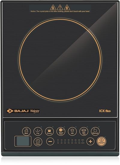 Bajaj Majesty ICX Neo Induction Cooktop (Black)
