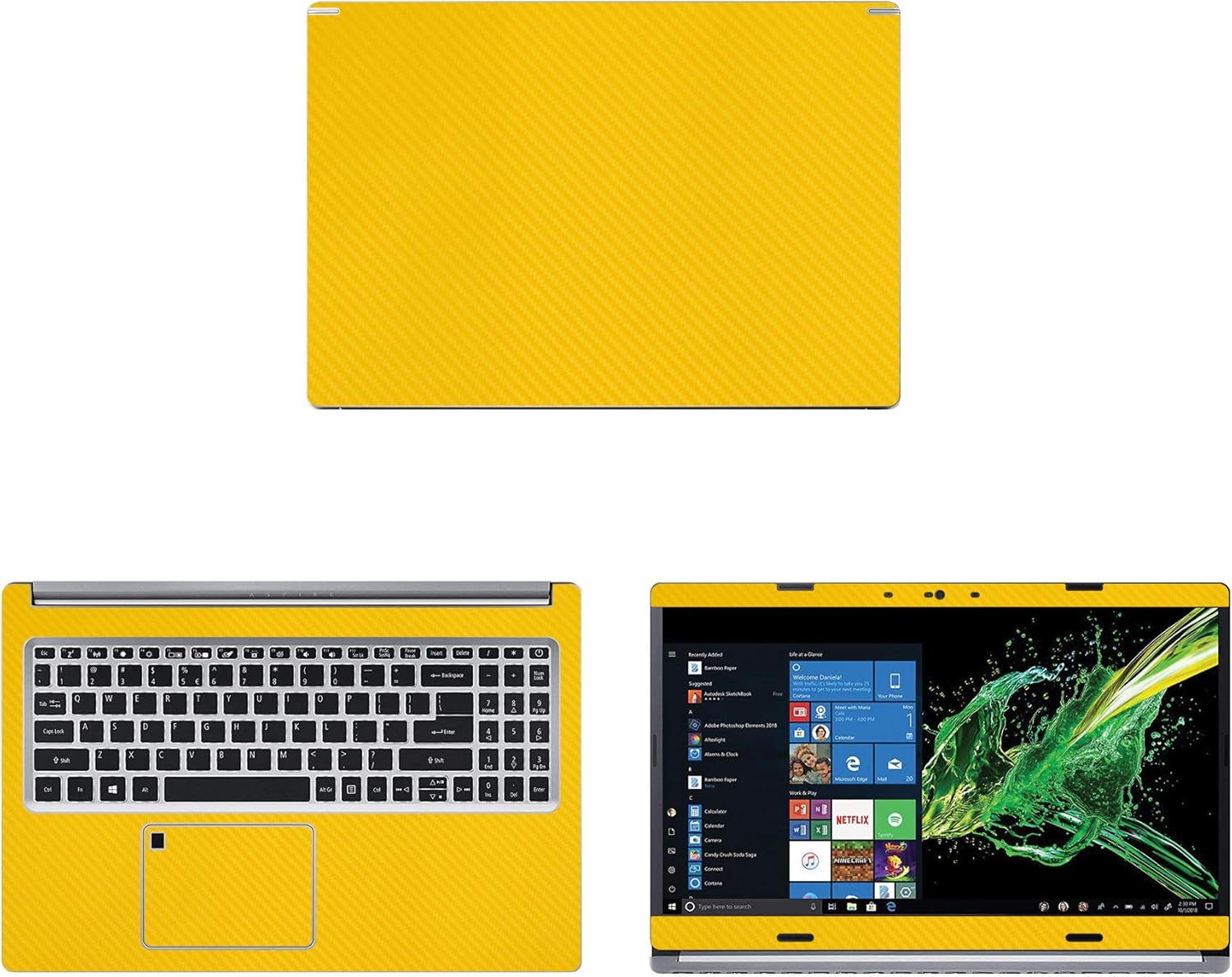 Decalrus - Protective Decal for Acer Aspire 5 A515-54-51DJ (15.6