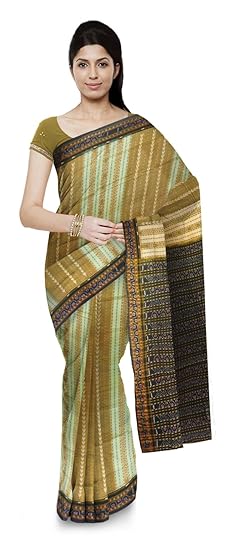 BOYANIKA Womens Sambalpuri Cotton Saree (boyanika 61_Multicolored)