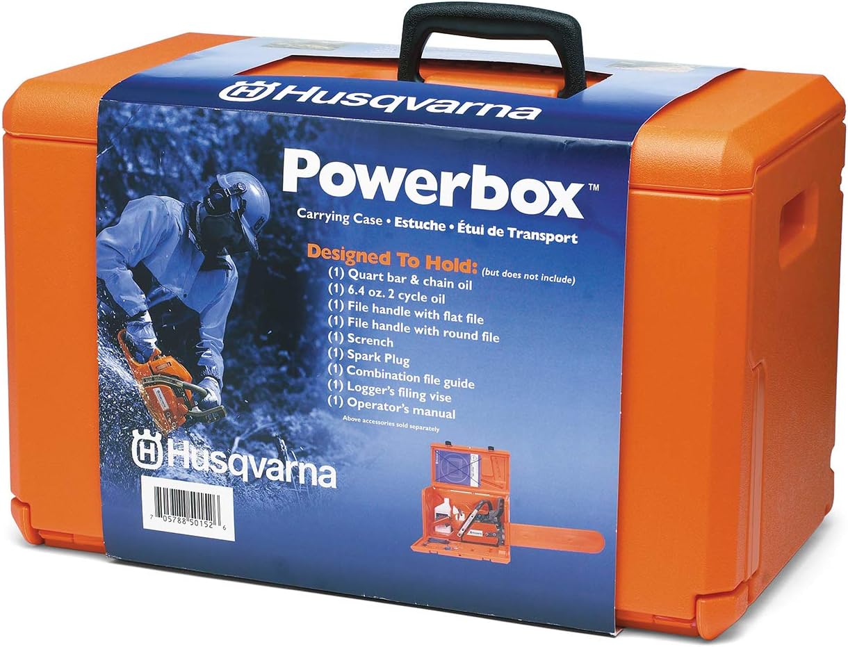 Husqvarna 100000107 Powerbox Chainsaw Carrying Case for 455 Rancher, 460, 372XP and 575XP: New World Diamonds: Garden & Outdoor