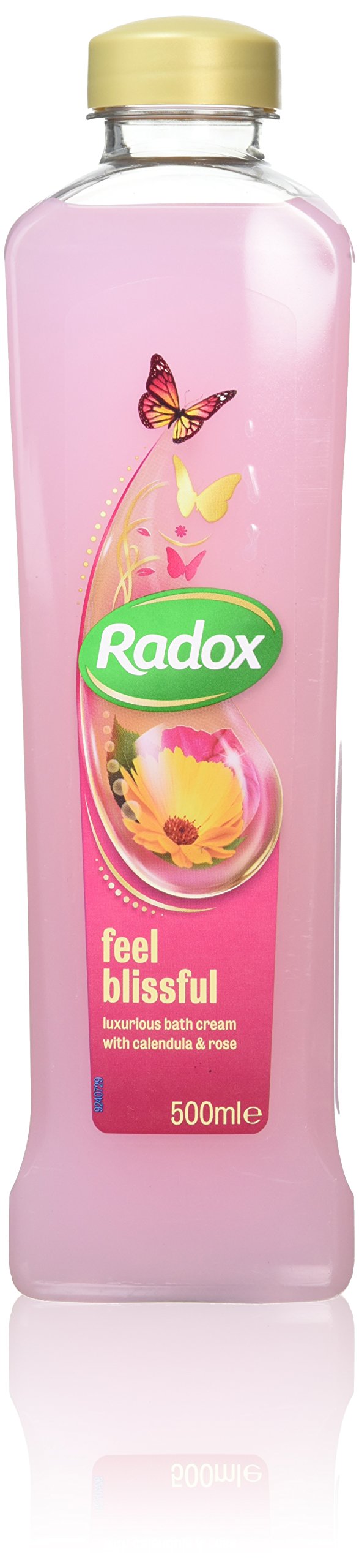Radox Feel Blissful Bath Soak with Calendula and Rose, 500 ml, Pack of 6