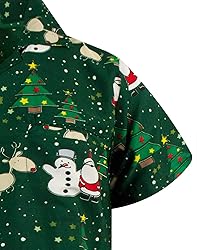 Funky Hawaiian Shirt, Shortsleeve, X-Mas, Christmas