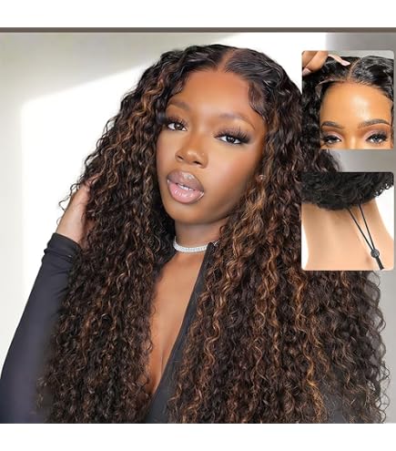 26 Inch 13x6 Lace Front Wig 210% Density Body Wave Human Hair Water Wave Lace Front 360 HD Full Lace 13X6 Lace Curly Human  main image 4