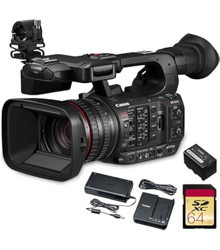 Canon XF605 ビデオカメラ 本体 Amazon.com : Canon XF605 UHD 4K HDR Pro Camcorder (5076C002) + Bag