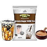 Fusion Select 2.2lb Brown Sugar Milk Tea Powder Flavored-3-in-1 Drink Powder with Cream & Sugar - Instant Pre-Mixed Beverage 