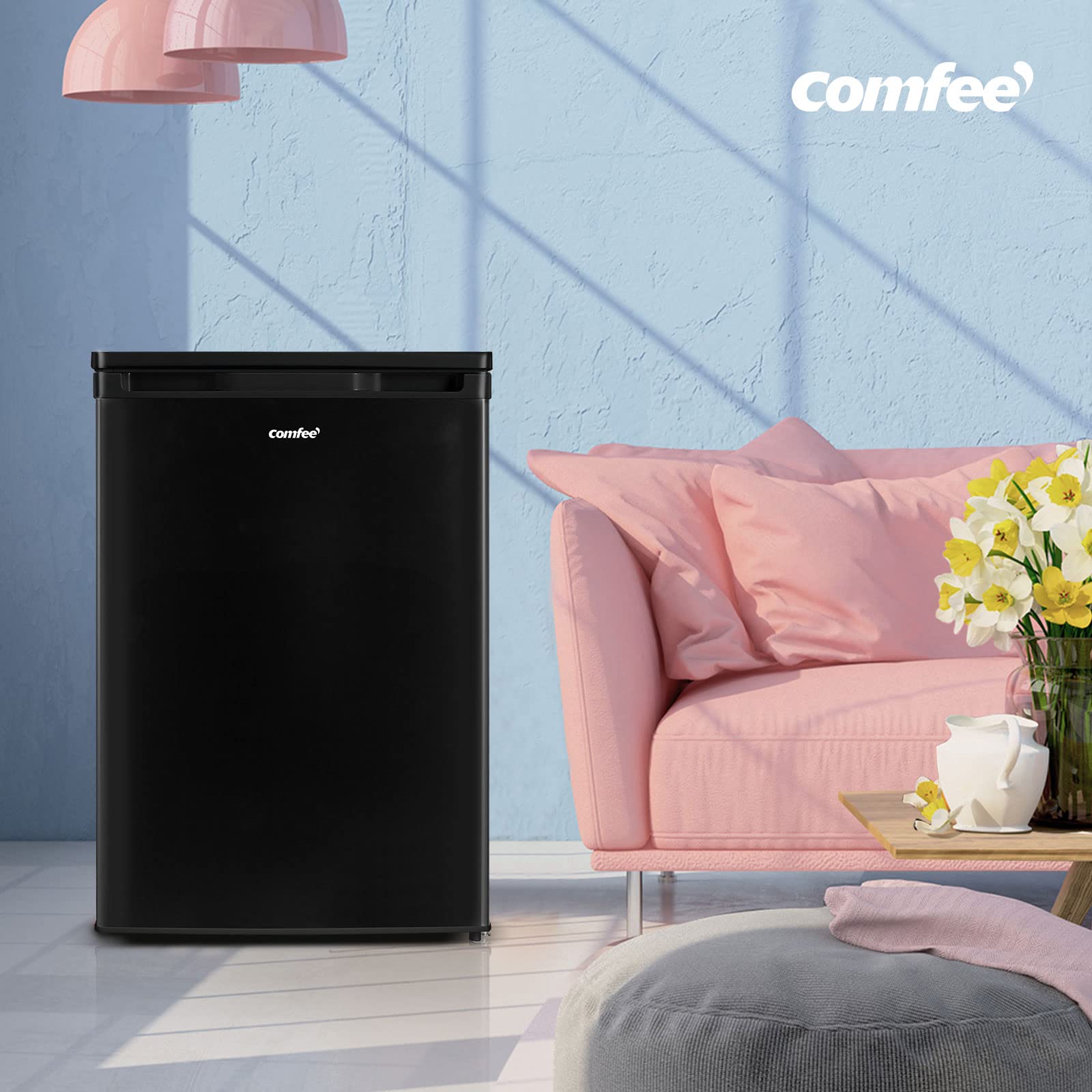 Mua Comfee RCD141DK2 Fridge with Freezer, 98 L Table Fridge, Fruit and ...