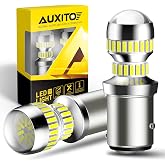 AUXITO 1157 LED Bulb White, Super Bright 2057 2357 7528 BAY15D LED Light Bulbs for Backup Reverse Signal Blinker Tail Parking DRL Brake Lights, 6000K White