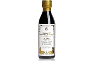 Giuseppe Giusti Italian Crema Balsamic Glaze Vinegar Reduction of Modena IGP, Natural Flavored Balsamic Vinegar Glaze Made Wi