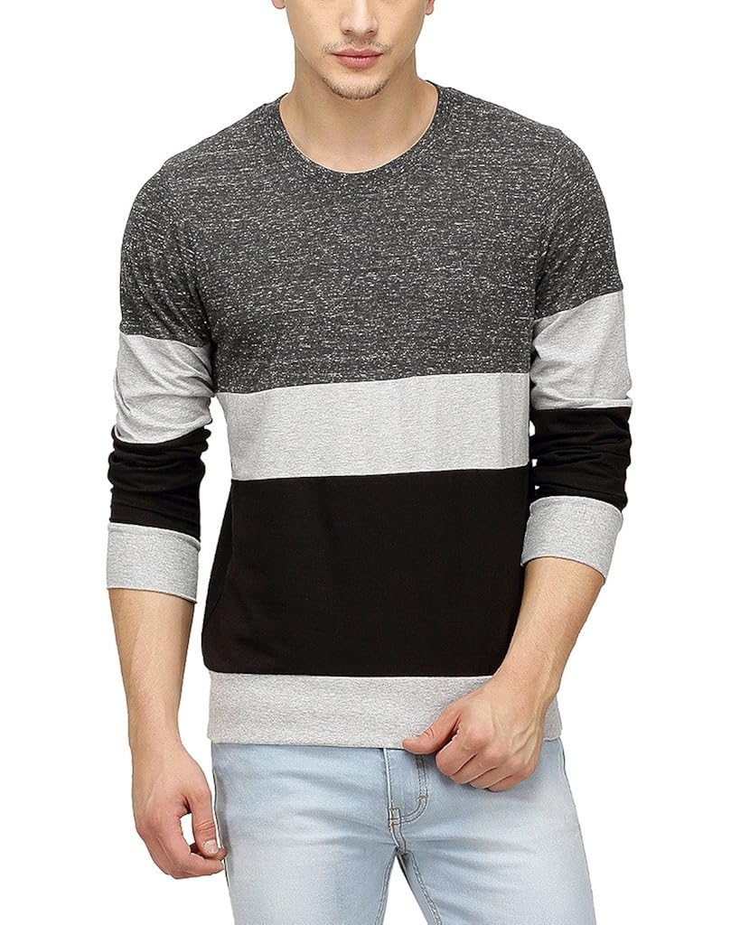 campus sutra men's cotton full sleeve t-shirt