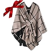 Moss Rose Women's Shawl Wrap Poncho Ruana Cape Open Front Cardigan Shawls for Spring Fall Winter