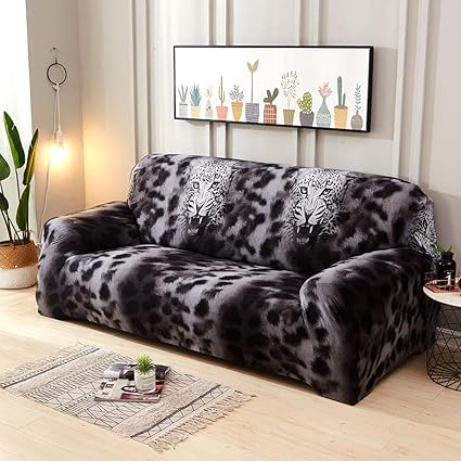 Blackants Heavy Duty Printed Sofa Slipcover Stretch Couch Cover