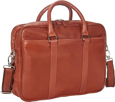 mancini leather briefcase
