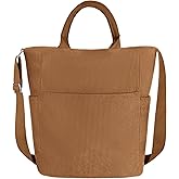 Beurlike Corduroy Tote Bag for Women Large Crossbody Hobo Bags Casual Messenger Shoulder Handbag for Shopping Work